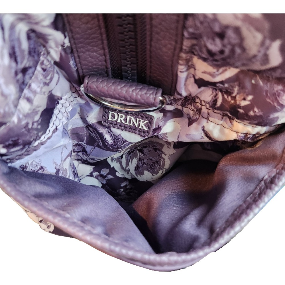 Cynthia Rowley Large Quilted Purple Lavender Floral Camo Weekender Diaper Bag - Picture 6 of 16